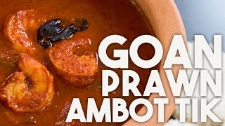 PRAWN Ambot Tik  Goan CURRY with SUCCORINE Bai [upl. by Schaper]