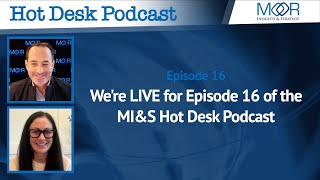 Were LIVE for Episode 16 of the MIampS Hot Desk Podcast [upl. by Akkin]