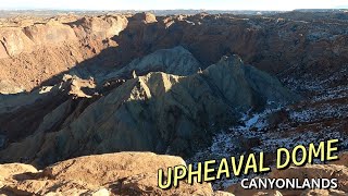 Upheaval Dome The Overlooks  Canyonlands National Park [upl. by Omle]