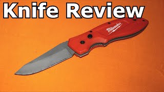 Milwaukee Fastback 48221990  Knife Review [upl. by Ifill]