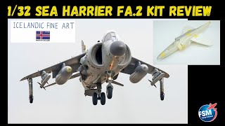 132 Sea Harrier FA2 Resin Kit Review [upl. by Aihseuqal]