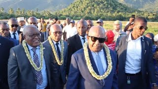 Arrivée d’ Azali et son nouveau gouvernement à Anjouan Al Comorya [upl. by Mcallister681]