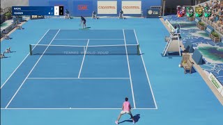 Tennis World Tour 2  Gameplay PS4 [upl. by Lubbi]