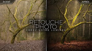 RETOUCHE PHOTO PAYSAGE  Créez votre lumière [upl. by Norre]