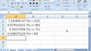 Normal as an Approximation to Binomial on Excel [upl. by Benco844]