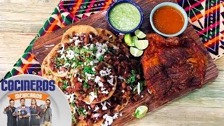 Receta Tacos de suadero  Cocineros Mexicanos [upl. by Poree]