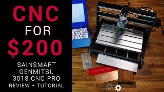 CNC router for 200  Sainsmart Genmitsu 3018 Pro review and tutorial [upl. by Eiknarf847]