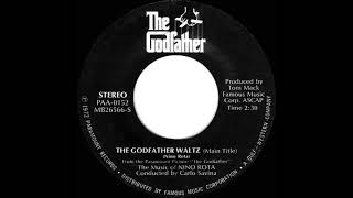 1972 “The Godfather” soundtrack  The Godfather Waltz Main Title stereo 45 [upl. by Lasonde]