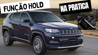 FUNÇÃO HOLD NA PRÁTICA JEEP COMPASS compass jeepcompass brakehold hold jeep [upl. by Aiciruam]