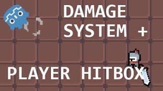 Make a Godot Roguelike Part 4  Damage system and player hitbox [upl. by Junie913]