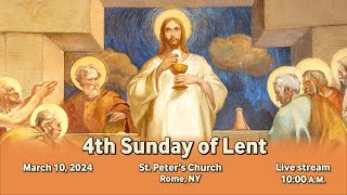 FOURTH SUNDAY OF LENT MASS AT ST PETERS CHURCH [upl. by Fabyola]