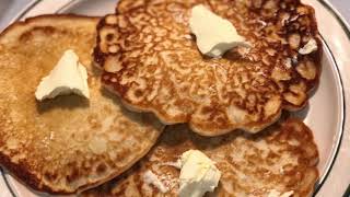 How I make crispy edge pancakes 😋  Aunt Jemima  Cooking with Mizz K [upl. by Nothgiel]