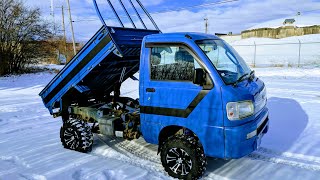 Custom Upgraded Hijet Mini Dump Truck Overview [upl. by Biddle]