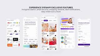 SyenApp Private Shopping amp Cashback App  Signup Search Discover Compare Shop Get Rewards [upl. by Adniram148]