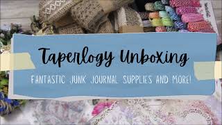 Taperlogy Unboxing  Fantastic Journal Supplies and More [upl. by Donelson95]