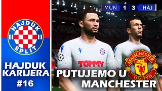 Gostovanje u MANCHESTERU protiv UNITEDA DERBI na RUJEVICI  Fifa 23 Hajduk Karijera 16 [upl. by Yorick]