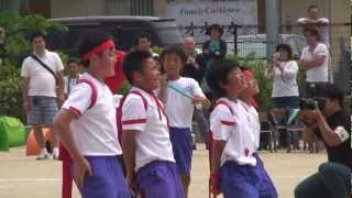 2012小学校運動会 赤組応援団NO1 [upl. by Mokas]