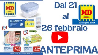 Volantino MD dal 21 al 26 febbraio ANTEPRIMA [upl. by Onia]