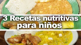 3 Recetas nutritivas para niños  Sabores del Perú [upl. by Akitahs271]