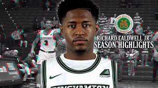 Richard Caldwell Jr 64quot Shooting Guard Binghamton University Senior Highlight Film 20192020 [upl. by Jeromy]