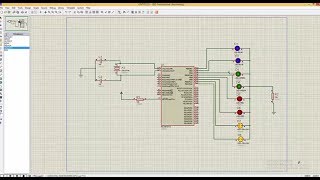 005  LED Blinking Project using PIC16F877a Proteus Simulation [upl. by Nevuer272]