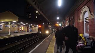 Southeastern Hastings bound Class 375 Train entering Waterloo East [upl. by Nairrod]