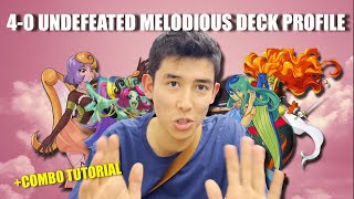 1ST PLACE UNDEFEATED MELODIOUS DECK PROFILE  COMBO TUTORIAL YuGiOh [upl. by Ponce]