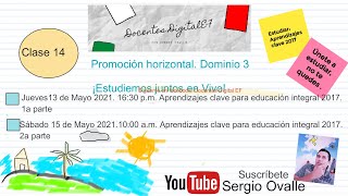 Plan y programa de estudio Aprendizajes clave 2017 clase 14 Promocion horizontal [upl. by Assenov291]