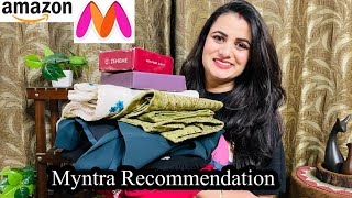 Party Wear Myntra Kurta Set Haul Myntra Recommendation Kurta Pant amp Dupatta Set Blazer Jewellery [upl. by Itnaihc]