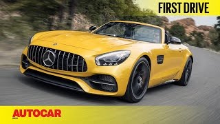 MercedesAMG GT C Roadster  First Drive  Autocar India [upl. by Hutner]