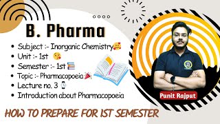 Pharmacopoeia  Indian Pharmacopoeia  History amp Editions  Pharmaceutics  L3 Live with Punit Sir [upl. by Terti881]