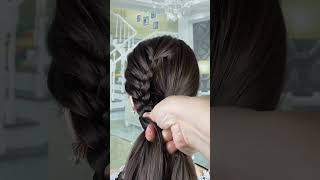 Hairstyle For Teenage girls Braid Hairstyles Hairstyle For Beginners shorts hairstyling [upl. by Aniez]