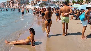 ☀️ Torrevieja SPAIN  Los Locos BEACH 🌊 2022 4K VIEW 🎥 SPAIN BEACH WALK  WALK BEACH 🚶‍♂️ [upl. by Lada]