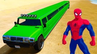 Las ruedas del camión Hombre Araña Mcqueen El Reino Infantil Cars Videos para niños 3 [upl. by Dollie3]