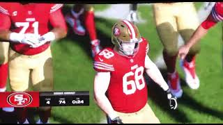 S1 E19 49ers franchise mode Falcons vs 49ers NFC Championship [upl. by Jehial]