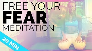 Overcome Fear Meditation 20 min  Guided Meditation For Releasing Fear [upl. by Longmire817]