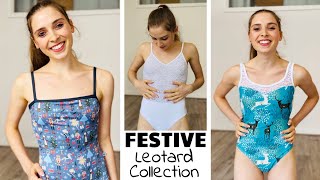 My FESTIVECHRISTMAS Leotard Collection TRY ON HAUL [upl. by Helman]