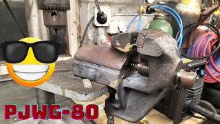 CAST IRON VISE BRAZING REPAIR  Naprawa imadła PJWg80 [upl. by Meryl]