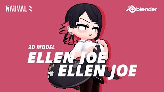 Making quotOh Ellen Swingquot 3D Model  Ellen Joe ZZZ  Blender 3D [upl. by Ahael]