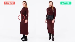 How to Style Tight Dress If You Don’t Have a Waist  7 Effective Ways [upl. by Yanehc]