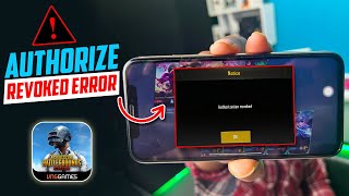 How to Fix Authorization Revoked Error in PUBG Mobile  Authorization Revoked Problem in PUBG [upl. by Chickie]