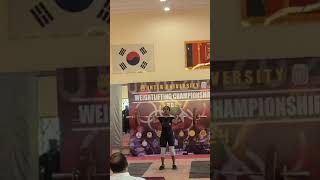 INTER UNIVERSITY WEIGHTLIFTING 2024 [upl. by Misha233]