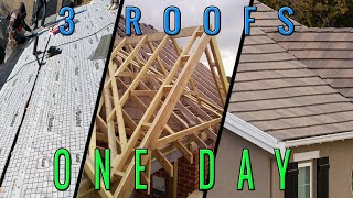 Installing THREE Roofs in ONE DAY Roofing Masterclass by Complete Exteriors [upl. by Konrad]