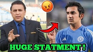 Gautam Gambhir कि Coaching पर भड़के Sunil Gavaskar  Sunil Gavaskar Angry On Gautam Gambhir Coaching [upl. by Mohkos885]