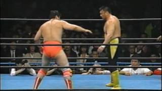 AJPW  Toshiaki Kawada vs Kenta Kobashi [upl. by Barnum967]