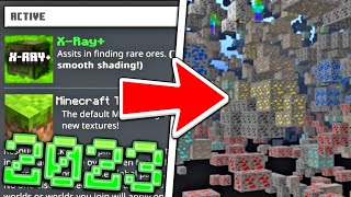 Minecraft Bedrock 114 Xray Resource Pack Showcase [upl. by Janifer352]