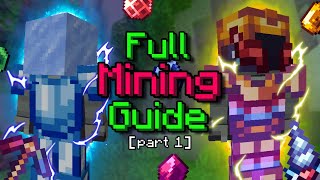 Full Mining Guide Part 1 Gear  Hypixel Skyblock [upl. by Lunneta]