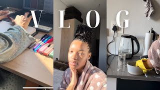 weeklyvlog  uni diaries establishing a routine cleaning skincare  school prep [upl. by Iznekcam567]