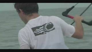 naples kiteboarding light windCabrinha Switchblade IDS 2010 [upl. by Nairdna126]