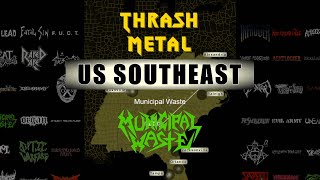 THRASH METAL in US Southeast  FL GA VA AL NC SC KY TN MS WV  BAND EDITION [upl. by Avihs]